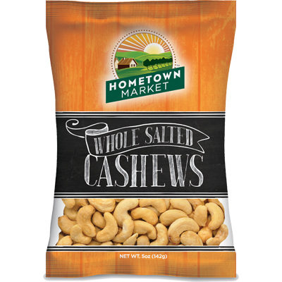 Hometown Market Whole Salted Cashews